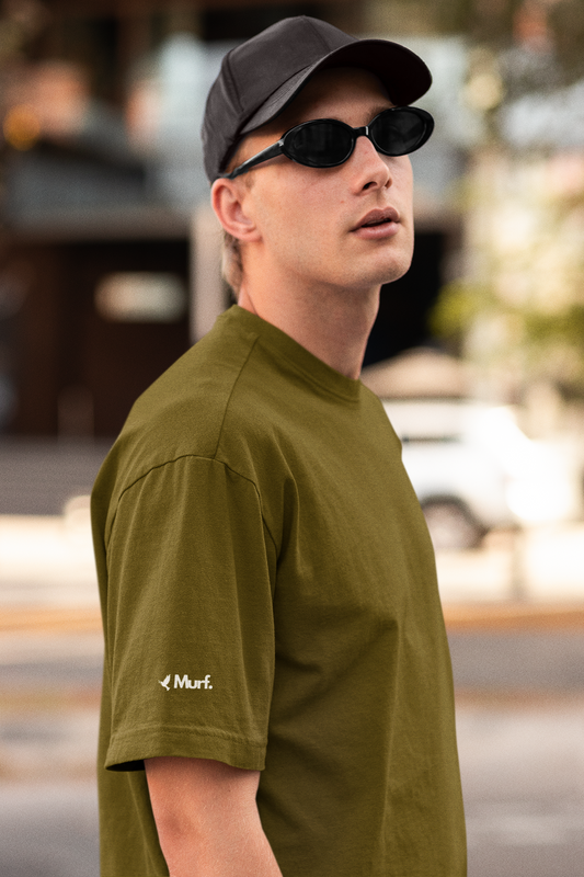 Olive Green Oversized T-Shirt